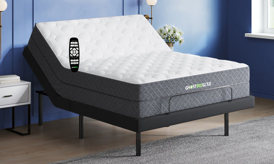 Classic Brands Adjustable Comfort Adjustable Bed Base with Massage,  Wireless Remote and USB Ports, Queen : : Home